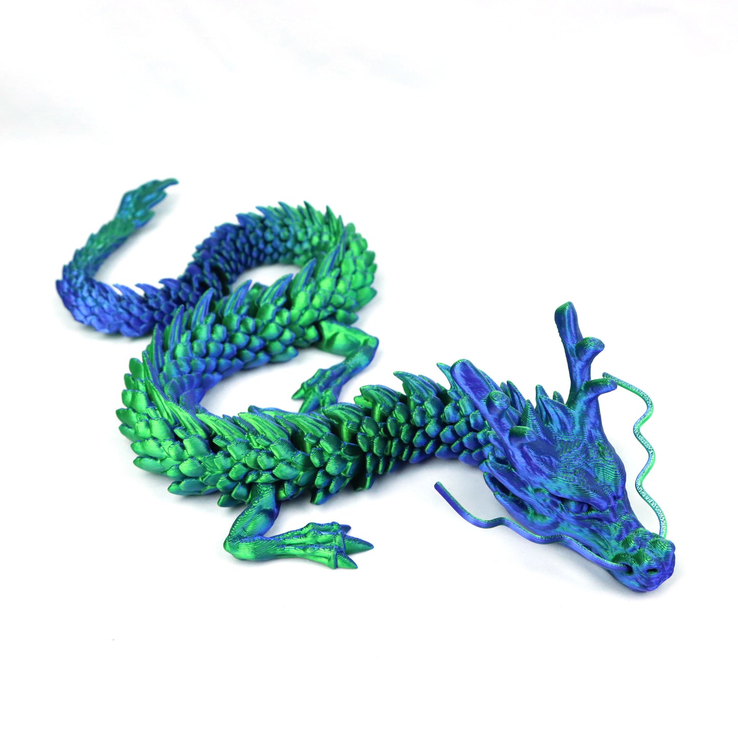3D Printed Dragon Ornament Chinese Dragon Cross-border Dragon Egg 3D Printed Articulated Dragon Toy Figurine Gift Craft - SkyeDragon Gifts