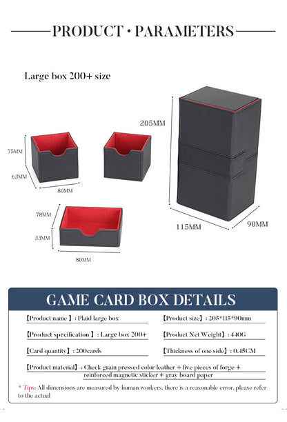 Leather Planet Card Wanzhi Card Multifunctional Game Peripheral Card Collection Box Game Card Box - SkyeDragon Gifts
