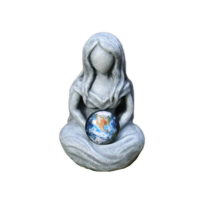 Gaia Earth Mother Goddess Statue Garden Decoration Resin Crafts Sculpture Ornament