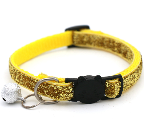 Adjustable Colorful Cat Collar with Bell for Pets - SkyeDragon Gifts