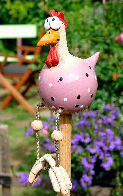 Cute Resin Chicken Hanging Ornaments for Mothers Day Crafts and Decor