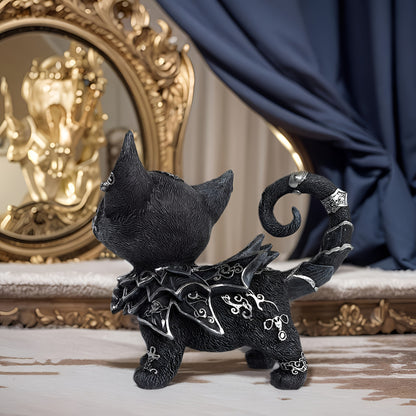 Cute Black Cat Figurine - SkyeDragon Gifts