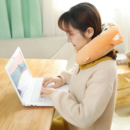 U-shaped Neck Pillow Travel Car Portable Office Nap Pillow for Neck Support - SkyeDragon Gifts