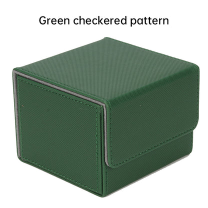 Magnetic Trading Card Storage Box - 100 Card Capacity (Sleeved), Waterproof & Stain Proof Collectors Case - SkyeDragon Gifts