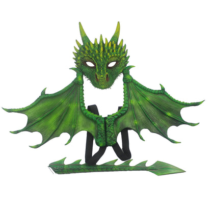 Halloween Mardi Gras Costume for Kids, Devil Cosplay Dragon