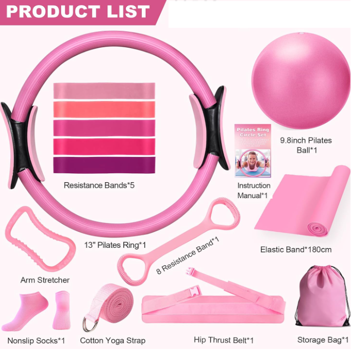 13-Piece Yoga & Pilates Set - SkyeDragon Gifts