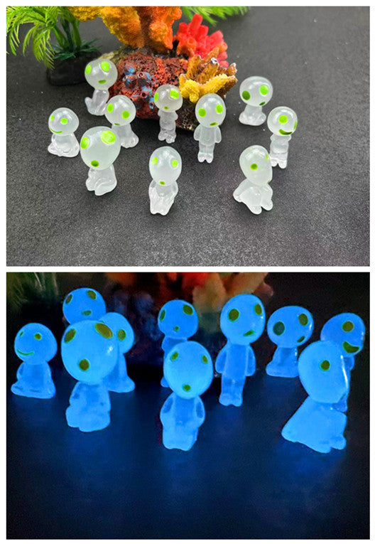 Glow Alien Plush Toy Tree Sprite Creative Miniature Landscape Fluorescent Ghost Princess Fluorescent Stone Nightlight Decor - SkyeDragon Gifts