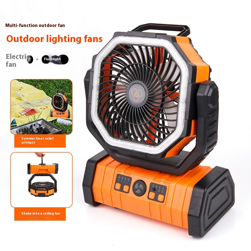 Outdoor Household Power Bank LED Light Camping Fan - SkyeDragon Gifts