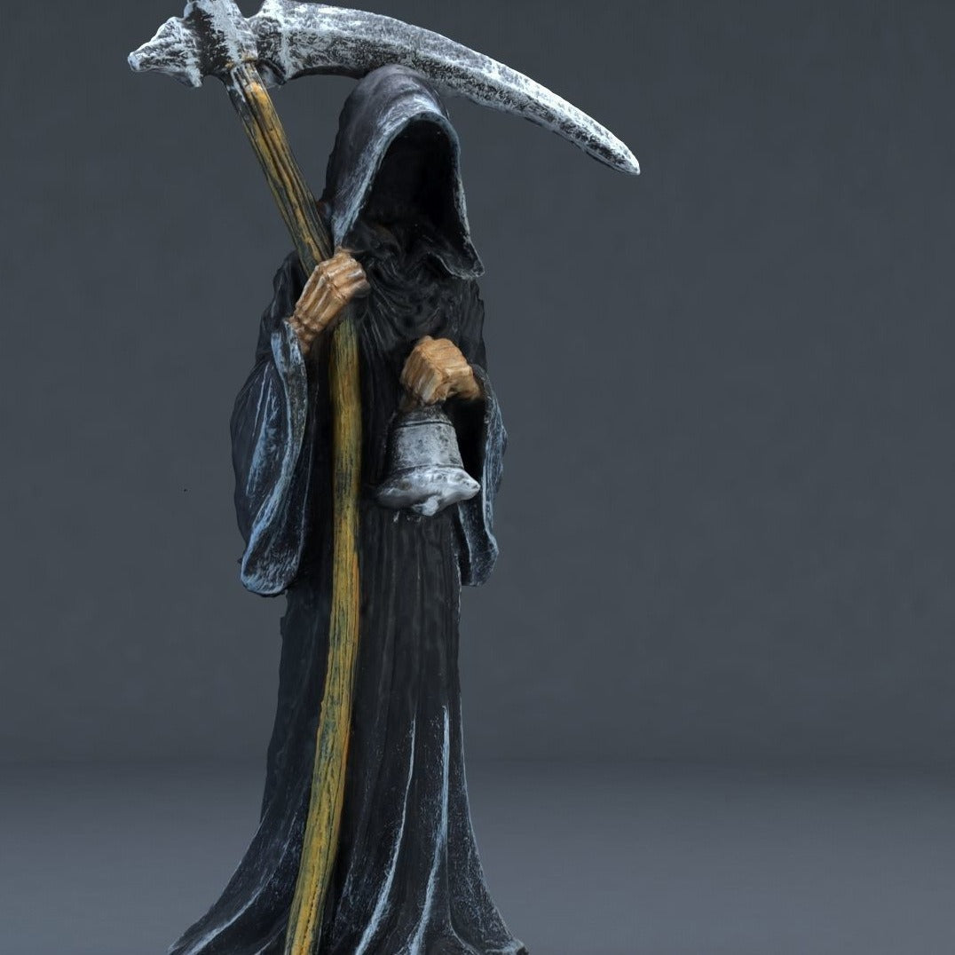 Scythe Reaper Death Statue Resin Crafts Desktop Decoration Ornaments