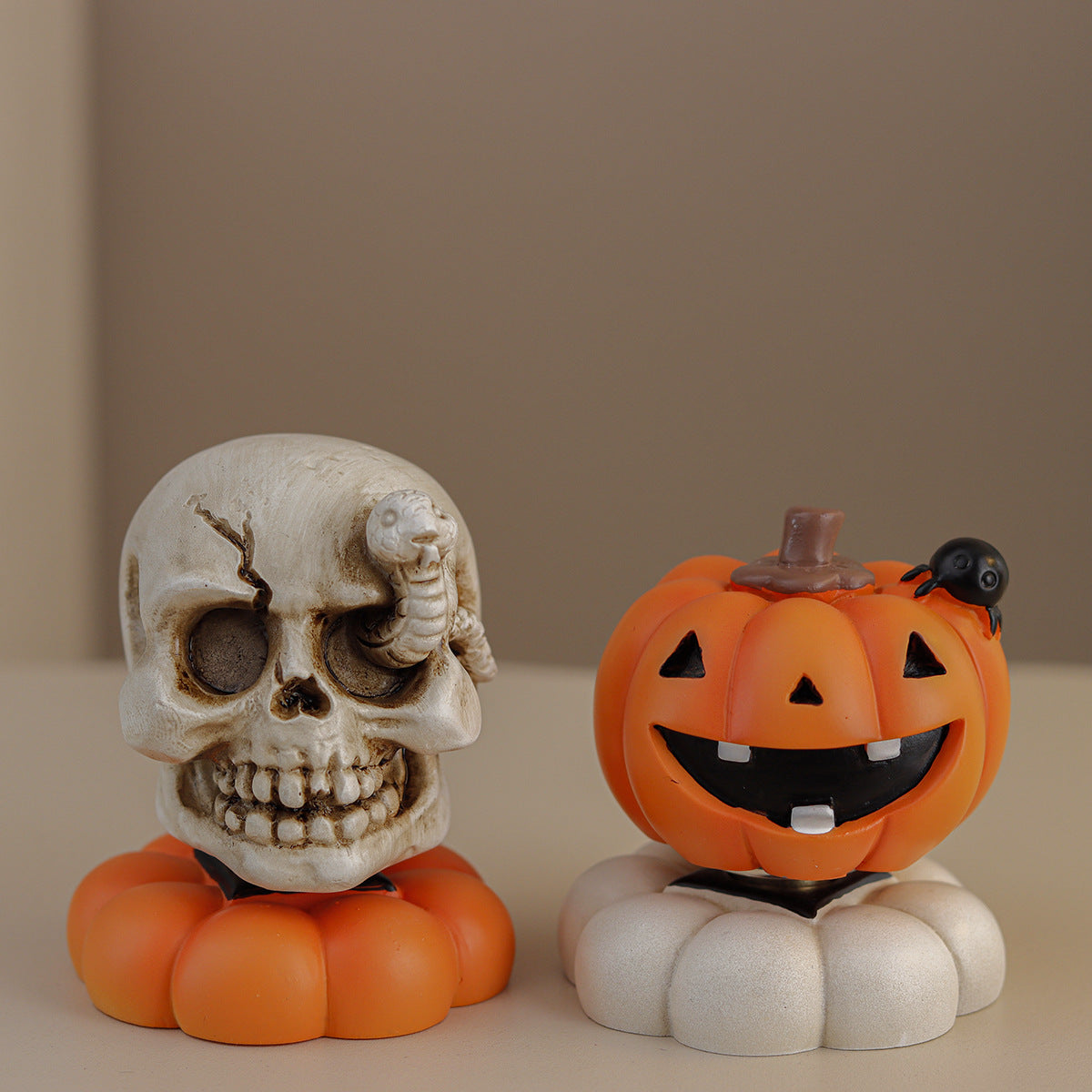 Halloween Decoration Pumpkin Sprite Resin Ornament Festival Craft Decor Item