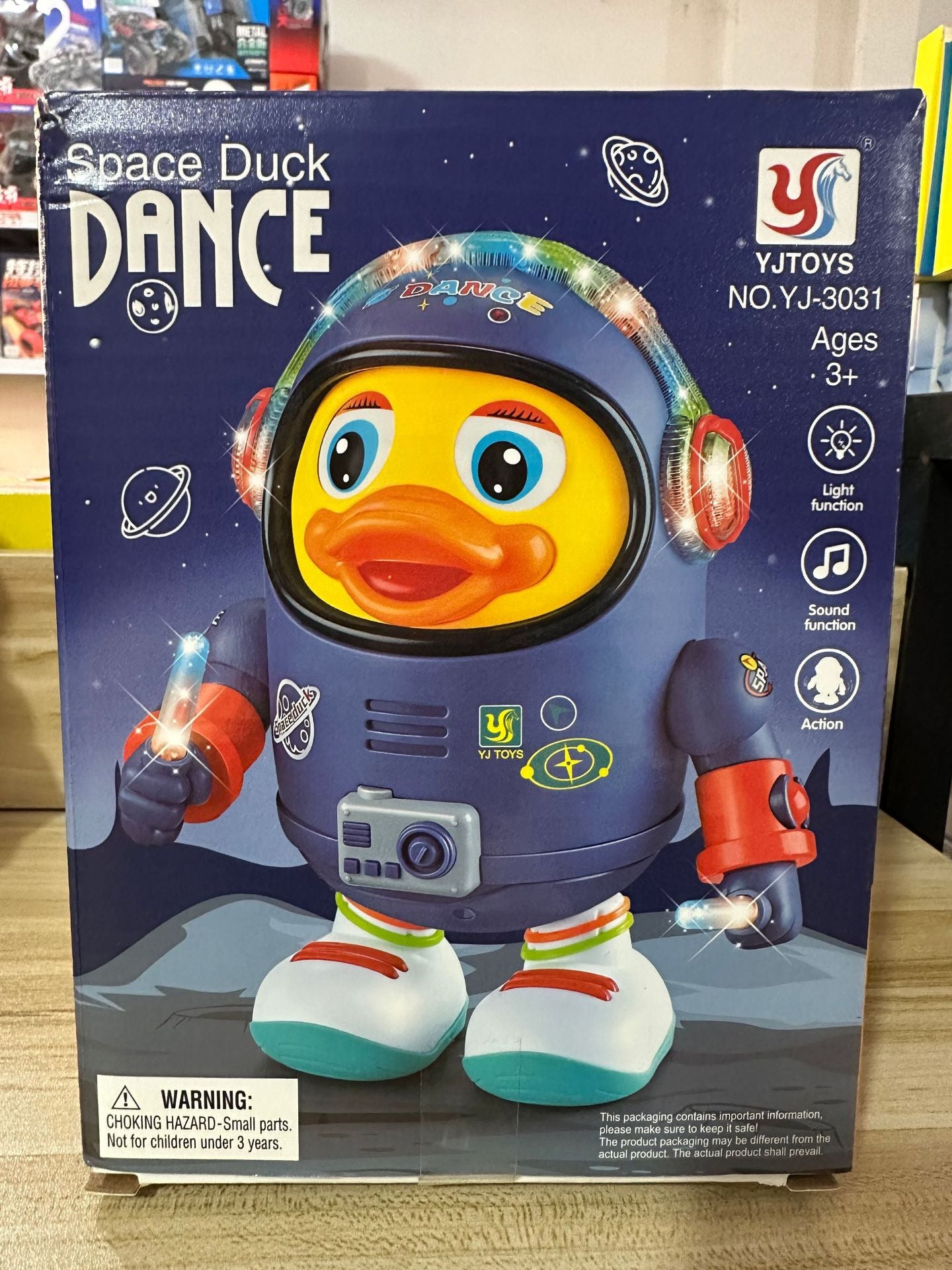 Electric Dancing Space Duck with Music and Lights Kids' Educational Toy for Babies and Children - SkyeDragon Gifts