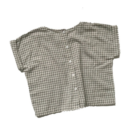 Children's cotton leprosy short sleeved shirt - SkyeDragon Gifts
