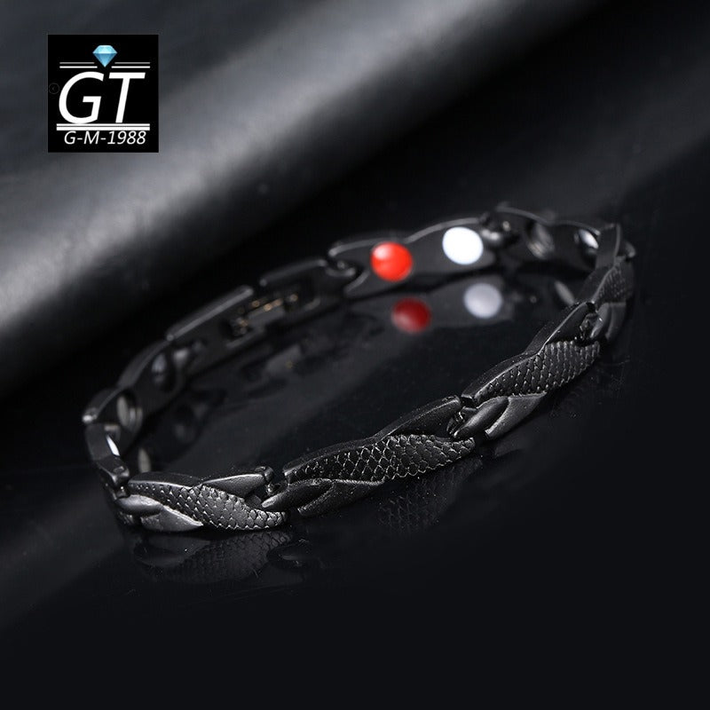 Men's 7mm dragon pattern bracelet - SkyeDragon Gifts