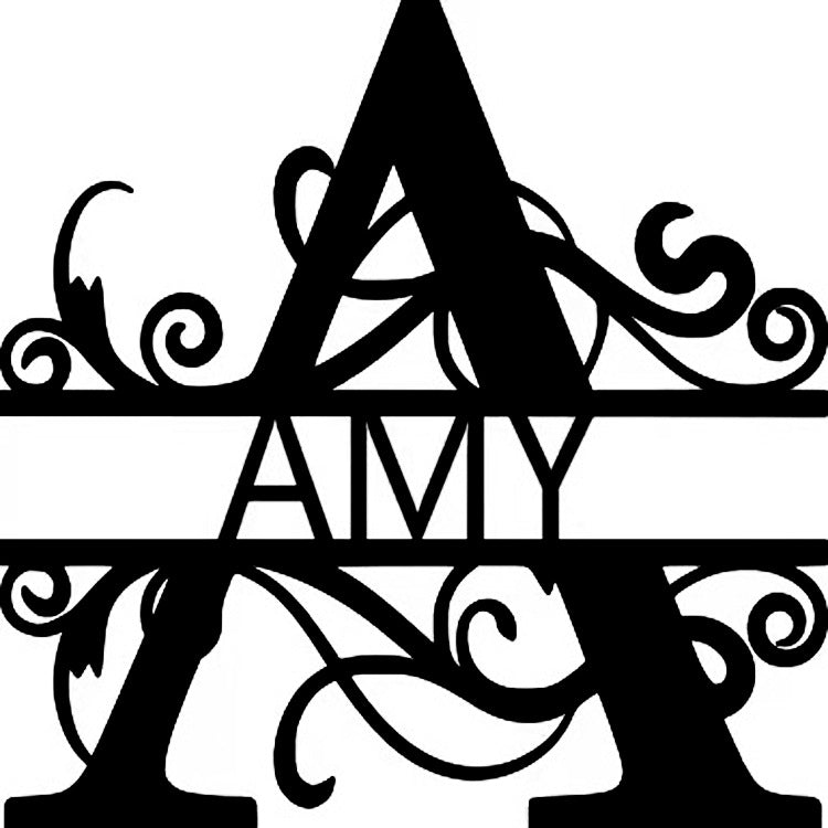 Iron Letter Wall Decor Laser Cut Metal Art for Home Decoration