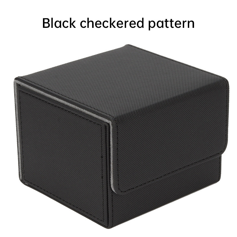 Magnetic Trading Card Storage Box - 100 Card Capacity (Sleeved), Waterproof & Stain Proof Collectors Case - SkyeDragon Gifts
