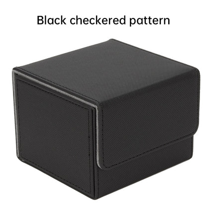 Magnetic Trading Card Storage Box - 100 Card Capacity (Sleeved), Waterproof & Stain Proof Collectors Case - SkyeDragon Gifts