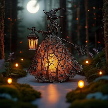 Halloween Witch Lamp Decorative Table Light for Halloween Decoration - SkyeDragon Gifts