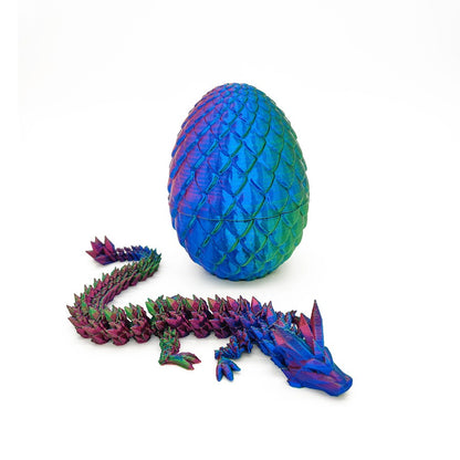 Dragon Egg 3D Printing Crystal Dragon Gem Dragon Egg Divine Dragon Storage Set Craft Gift Decoration Creative Toy Trendy Play - SkyeDragon Gifts