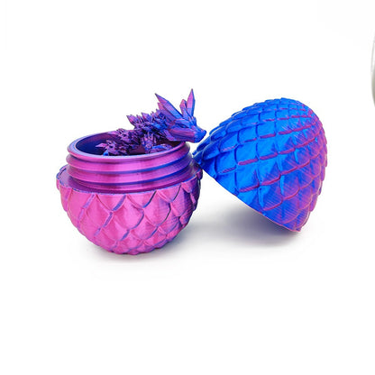 Dragon Egg 3D Printing Crystal Dragon Gem Dragon Egg Divine Dragon Storage Set Craft Gift Decoration Creative Toy Trendy Play - SkyeDragon Gifts