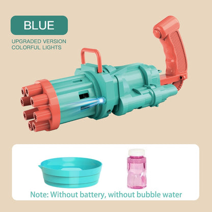 New Magic dolphin Gatling Bubble Gun Automatic Bubble Machine Gun Soap Bubble Blower Outdoor Kids Child Toy for Kids - SkyeDragon Gifts