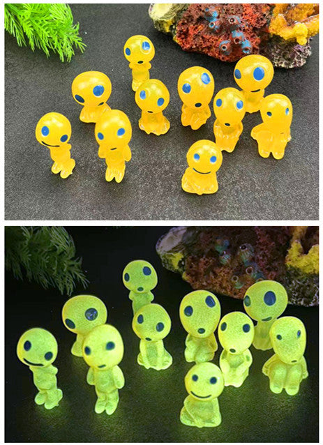 Glow Alien Plush Toy Tree Sprite Creative Miniature Landscape Fluorescent Ghost Princess Fluorescent Stone Nightlight Decor - SkyeDragon Gifts