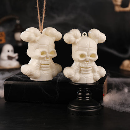 Halloween Skull Glow Night Light Creative Decoration Prop Party Atmosphere Lamp Scene Decoration