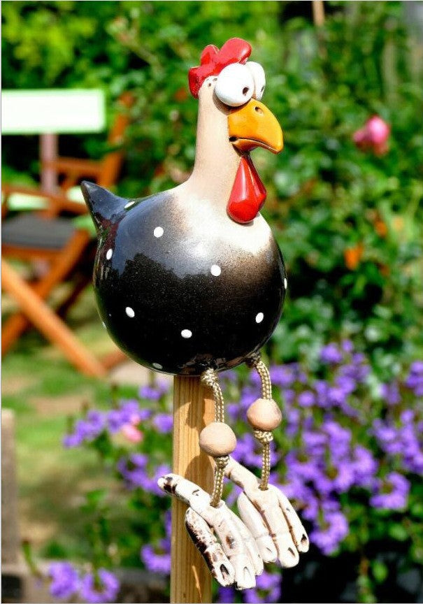 Cute Resin Chicken Hanging Ornaments for Mothers Day Crafts and Decor