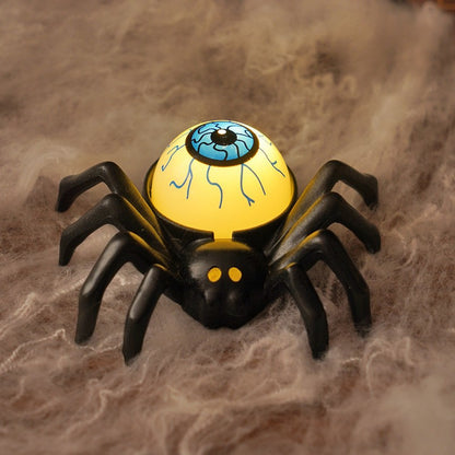 Halloween Spider LED Electronic Candle Light, Fake Spider Night Light, Party Horror Atmosphere Prop Lamp - SkyeDragon Gifts