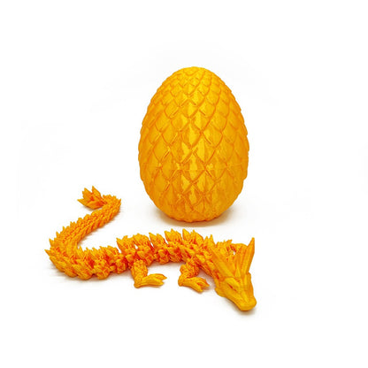Dragon Egg 3D Printing Crystal Dragon Gem Dragon Egg Divine Dragon Storage Set Craft Gift Decoration Creative Toy Trendy Play - SkyeDragon Gifts