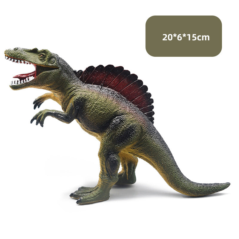 Simulation Dinosaur Tyrannosaurus Rex Toy Model Large Sounding Triangular Dragon Plastic Boy Toy