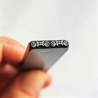 Delicate Lace Edge Metal Stamp | Jewelry Maker’s Hole Punch for Custom Ring & Bracelet Marking | Romantic Floral Texture Tool - SkyeDragon Gifts