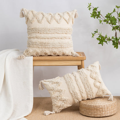 Nordic Tufted Geo Pillow Cover