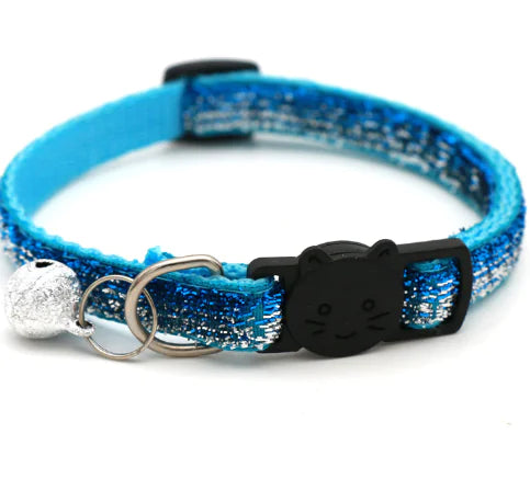 Adjustable Colorful Cat Collar with Bell for Pets - SkyeDragon Gifts