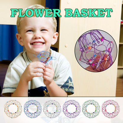 Fidget Toys Popit Make Magic Steel Iron Ring Decompression Flexible Basket Soft Magical Toys Anti Stress Kids Gifts Juguetes - SkyeDragon Gifts