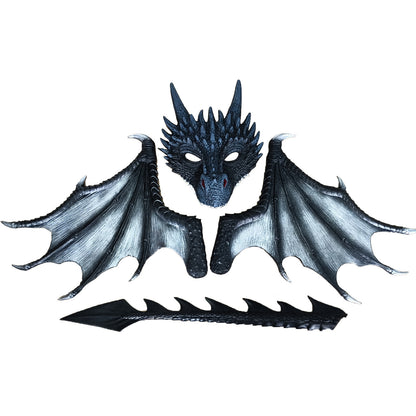 Halloween Mardi Gras Costume for Kids, Devil Cosplay Dragon