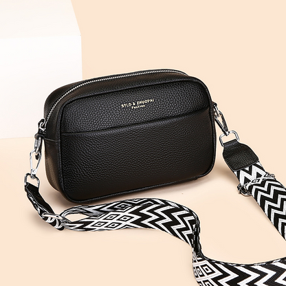 Women's First Layer Leather Crossbody Bag – Minimalist One-Shoulder Handbag - SkyeDragon Gifts