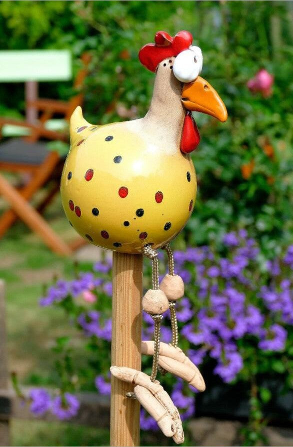 Cute Resin Chicken Hanging Ornaments for Mothers Day Crafts and Decor