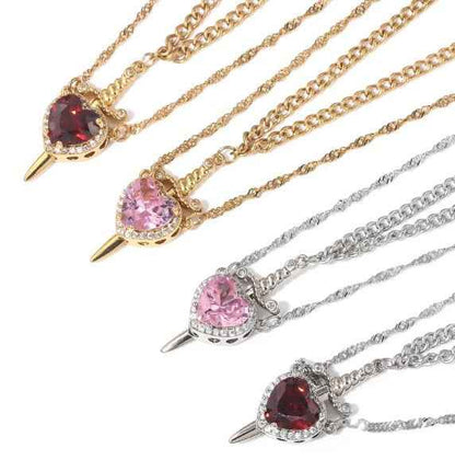 Love Dagger Necklace