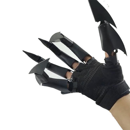 Black Dragon Claws Joints Flexible And Changeable Gloves Toys Halloween Role-Playing Horror Ghost Hand Props