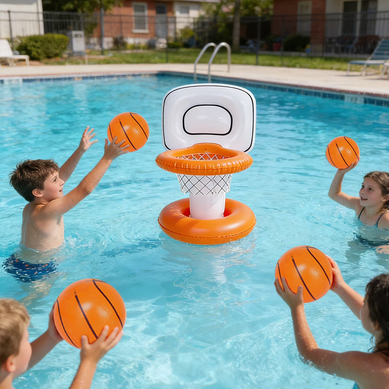 Inflatable Pool Basketball Hoop – Kids Water Party Game & Summer Gift - SkyeDragon Gifts