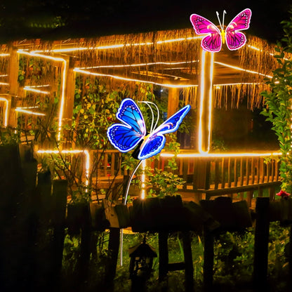 Automatic Fluttering Butterfly Lights with Realistic Wings | LED Fairy Decor for Wedding & Party