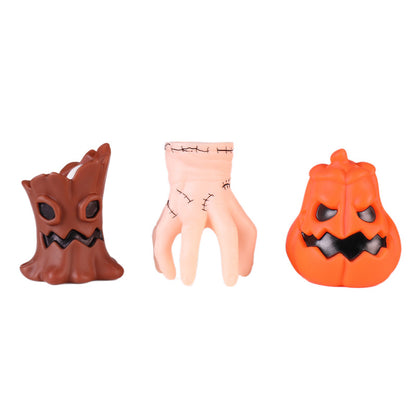 Halloween Glow Pumpkin Lantern Skull Hand Stump Decorative Ambient Light Creative Night Light Party Prop