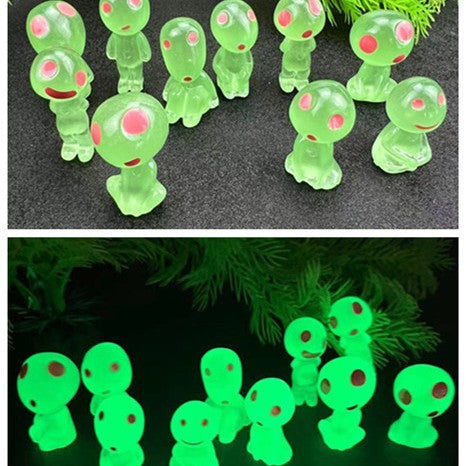 Glow Alien Plush Toy Tree Sprite Creative Miniature Landscape Fluorescent Ghost Princess Fluorescent Stone Nightlight Decor - SkyeDragon Gifts