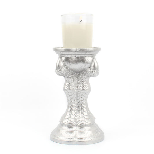 White Dragon Claw Candlestick Vintage Home Restaurant Desktop Candlestick Resin Decoration - SkyeDragon Gifts