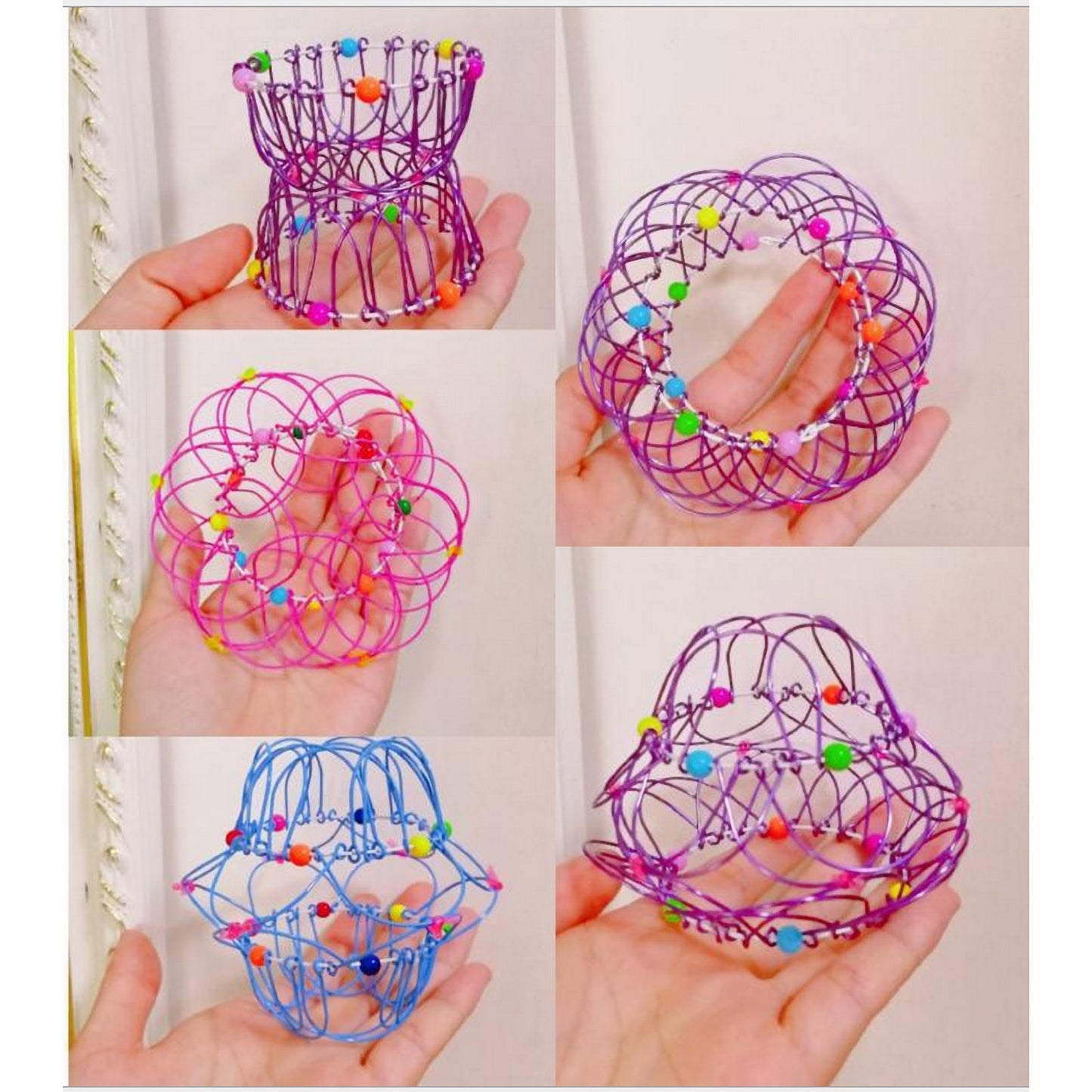 Fidget Toys Popit Make Magic Steel Iron Ring Decompression Flexible Basket Soft Magical Toys Anti Stress Kids Gifts Juguetes - SkyeDragon Gifts