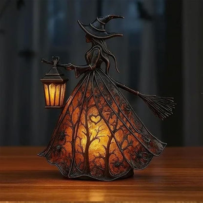 Halloween Witch Lamp Decorative Table Light for Halloween Decoration - SkyeDragon Gifts