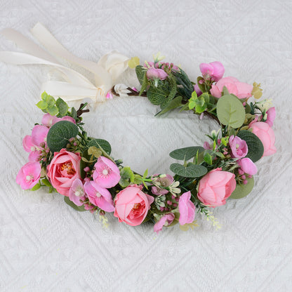 European Floral Wedding Headband Hair Accessory For Women