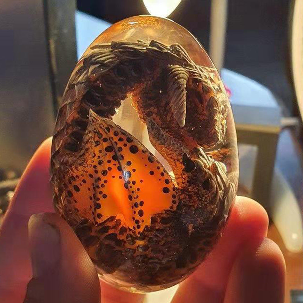 Dinosaur Egg Hot Harry Potter Souvenir Game of Thrones Glowing Lava Dragon Egg Resin Ornament - SkyeDragon Gifts