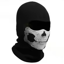 Motorcycle Balaclava Full Face Mask Skull Print Motorbike Full Face Mask Windproof Skiing Head Neck Warmer Bicycle Helmet Liner - SkyeDragon Gifts