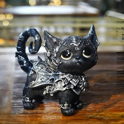 Cute Black Cat Figurine - SkyeDragon Gifts